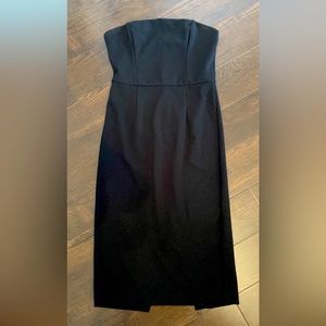 Black strapless Bodycon